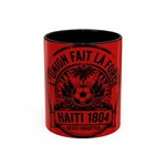 Union Fait La Force Haiti 1804 Accent Coffee Mug Never Forgotten New. Price: $25.84.