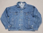 Tyca Jacket Mens Medium Blue Denim Lined Union Ocsea Afscme Ohio Back Logo Usa Pre-owned. Price: $39.99.