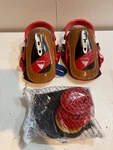 Burton Si-x Step-in Snowboard Bindings Large With Mount Plates Used. Price: $64.99.