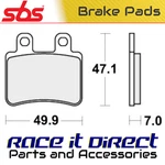 Brake Pads For Scorpa 125 T-ride 2010 Rear Street Sbs New. Price: $25.59.