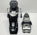 Look NX11 Ski Binding France Alpine Black Grey Adjustable 3.5-11 Replacement Used. Price: $48.00.