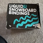 Liquid LQ1000 Junior Snowboard Bindings Black, Size Small (2 / 33.5 36.5) New. Price: $74.99.